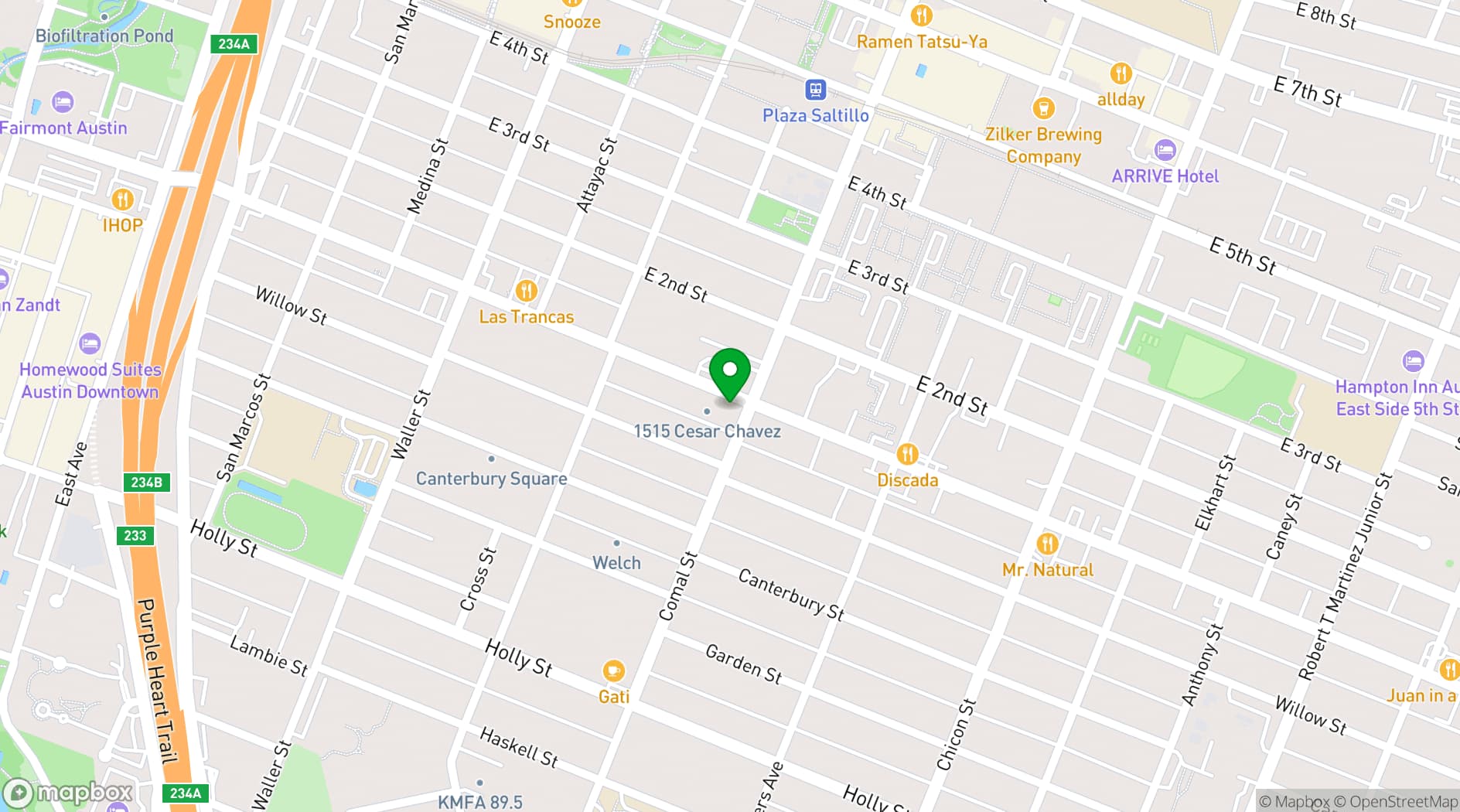 Map showing The Malin East Austin