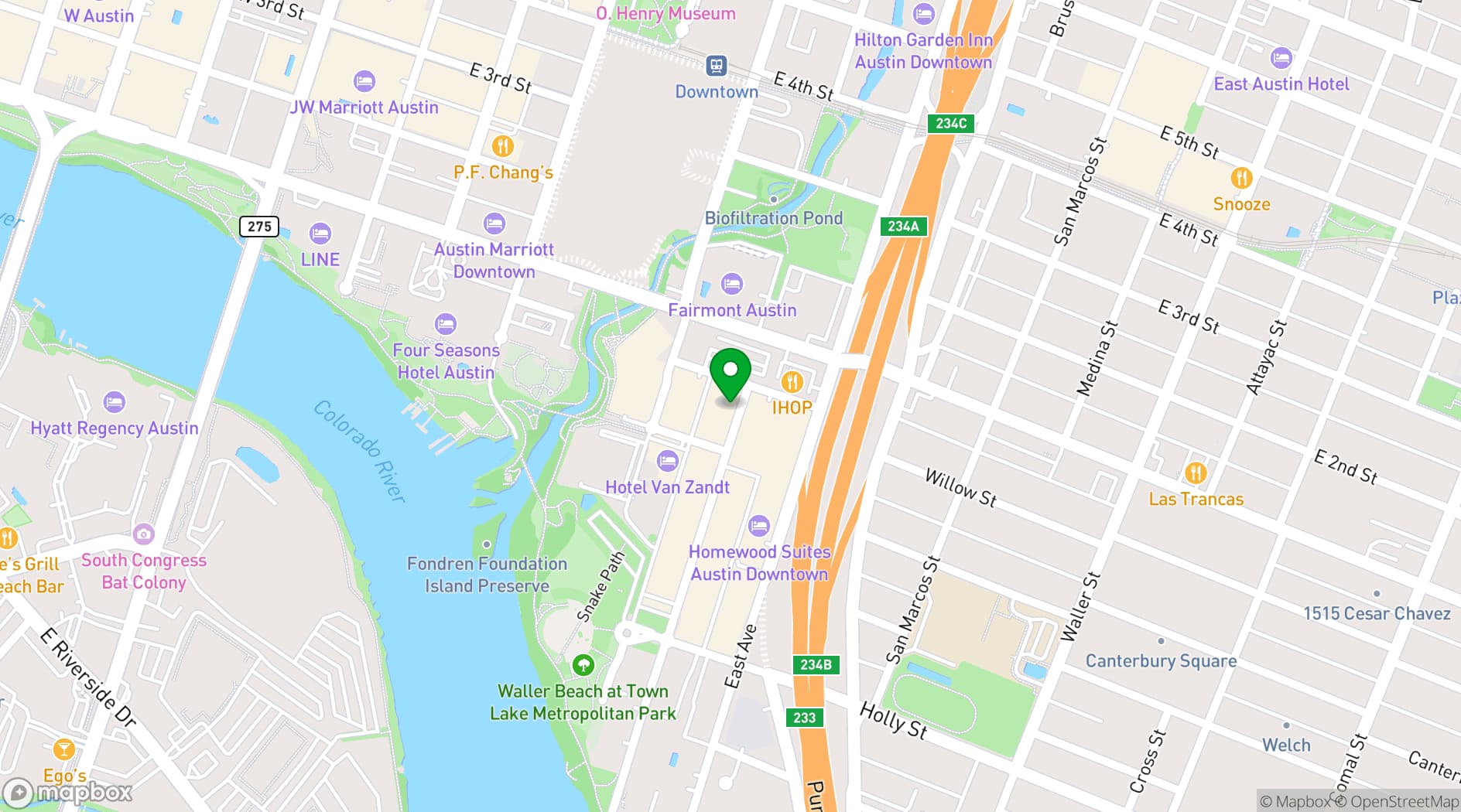Map showing Lustre Pearl Rainey