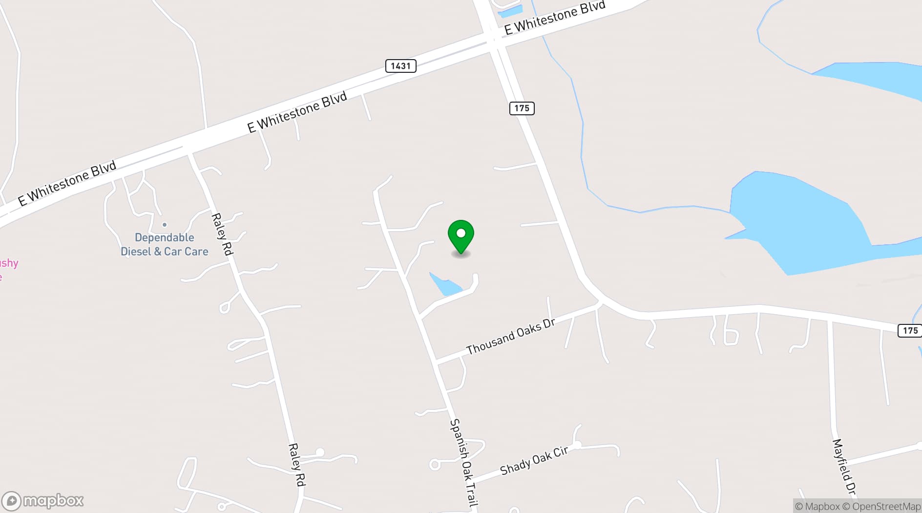 Map showing Amazing Modern Retreat