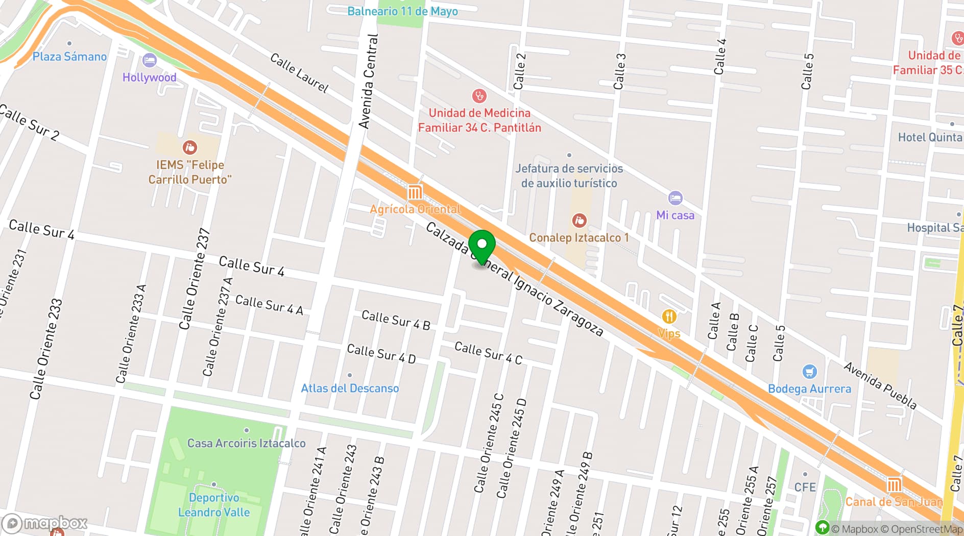 Map showing Chiki Planet