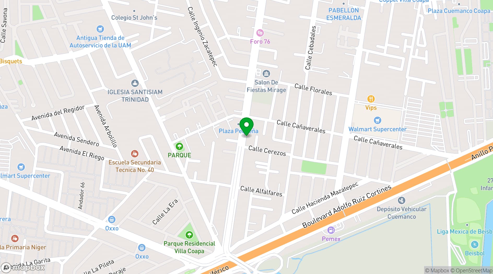 Map showing Dawat Restaurant