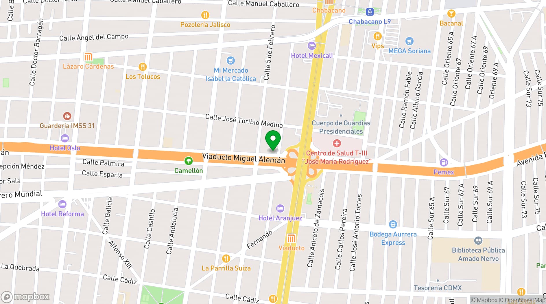 Map showing Beïrut Rooftop