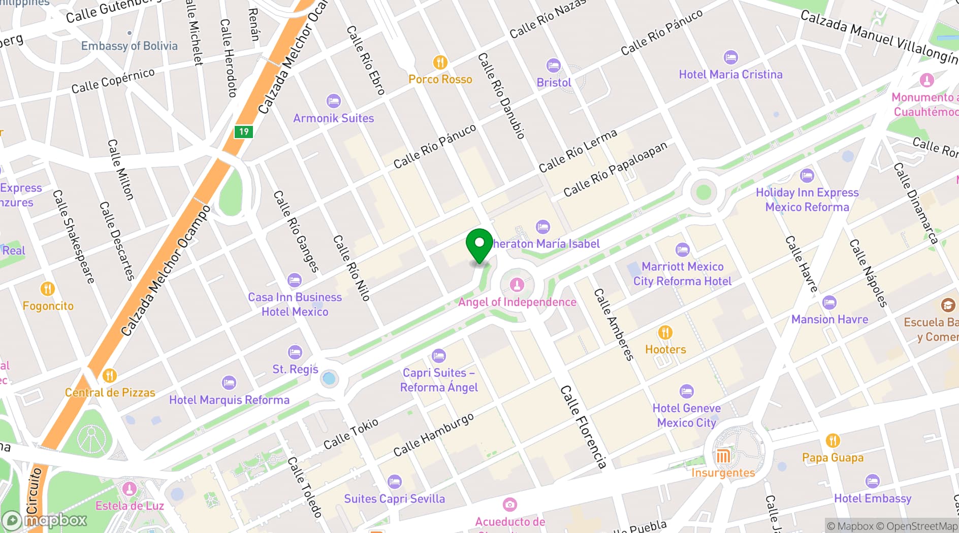 Map showing Salazar
