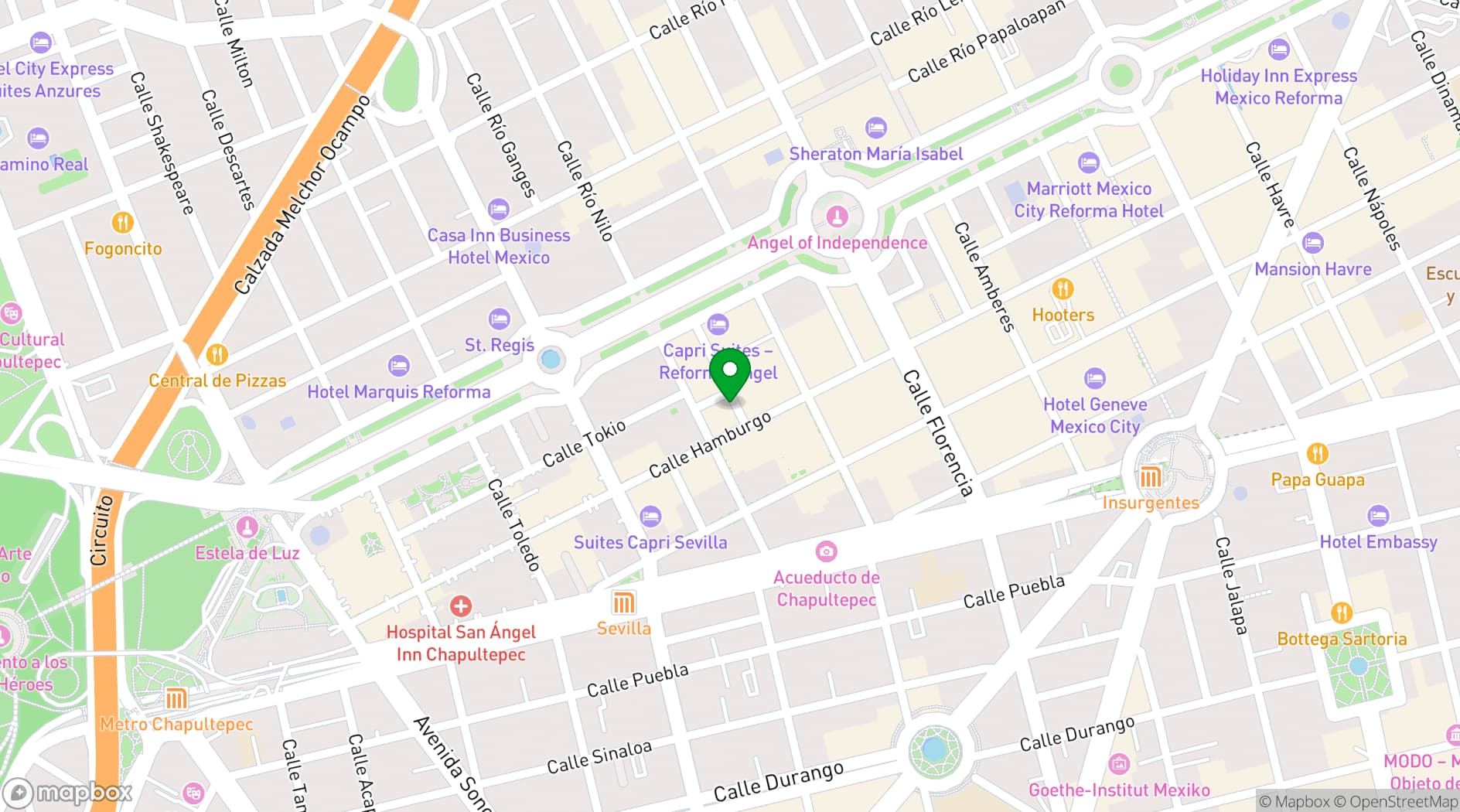 Map showing Lo de Julio