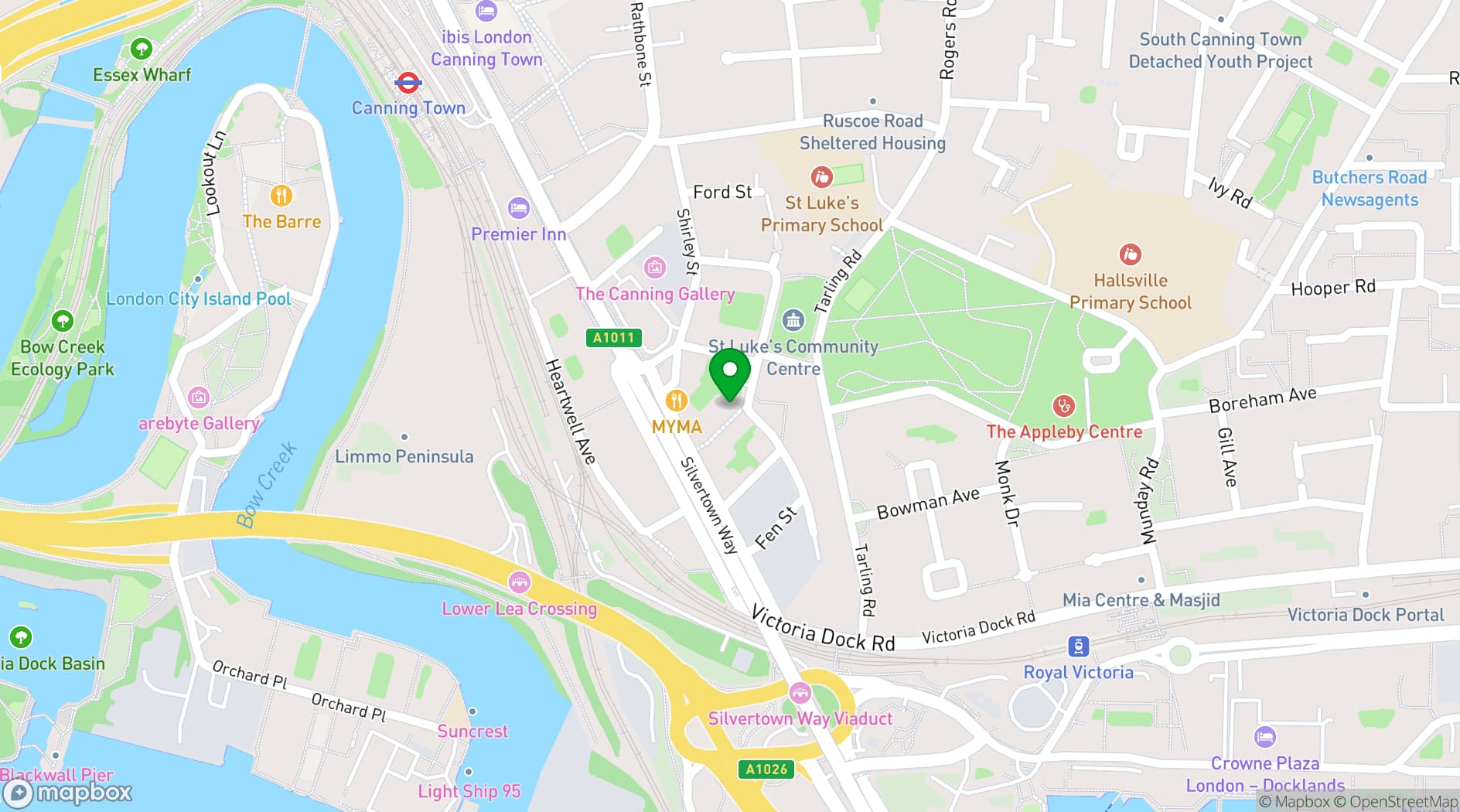 Map showing Natural Light Studio