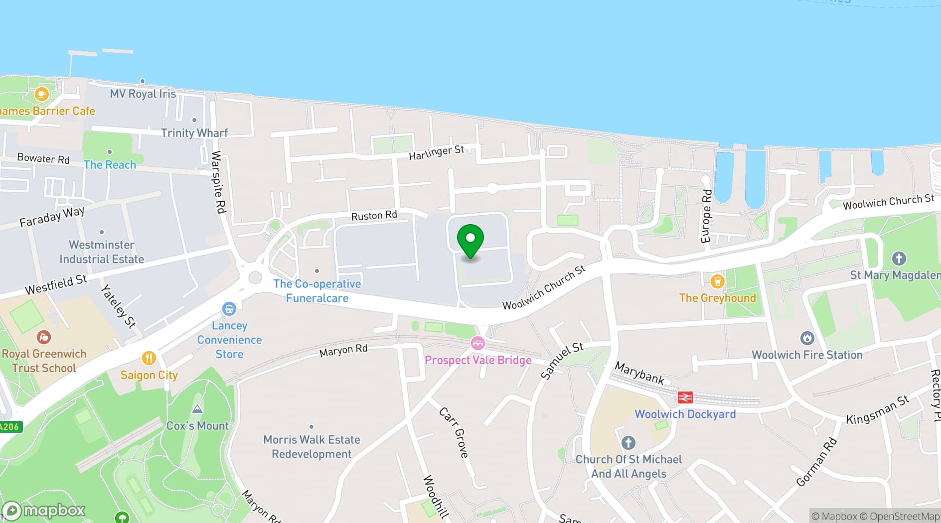 Map showing Crixus Studios