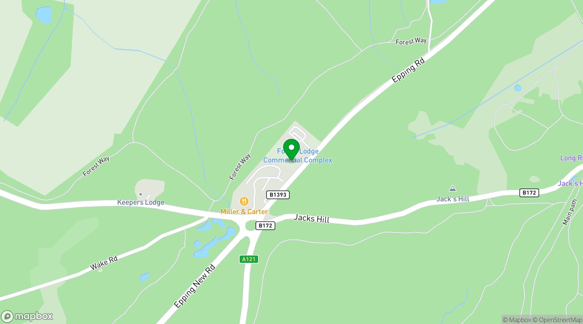 Map showing The Party Cave