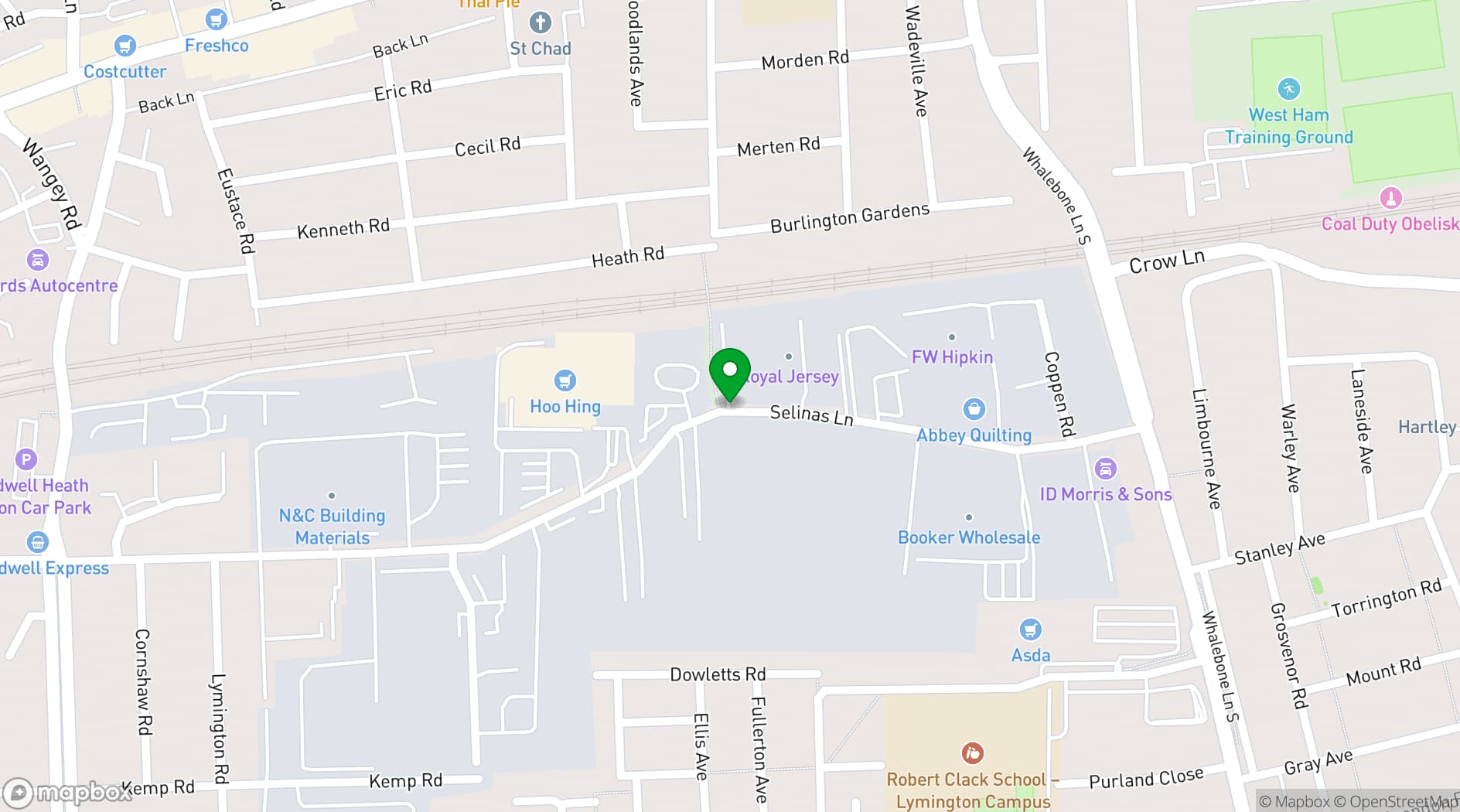 Map showing Mirravale Events & Catering