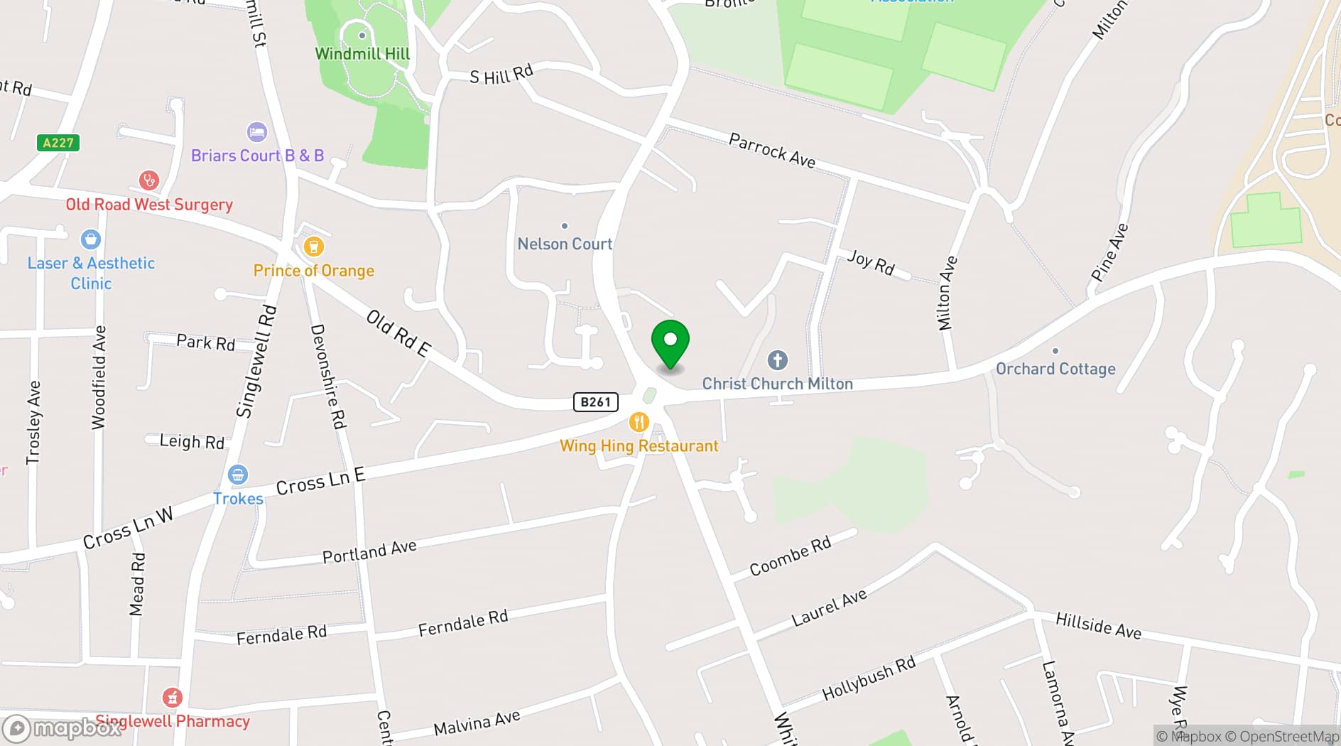 Map showing No. 84 Tearoom & Eatery
