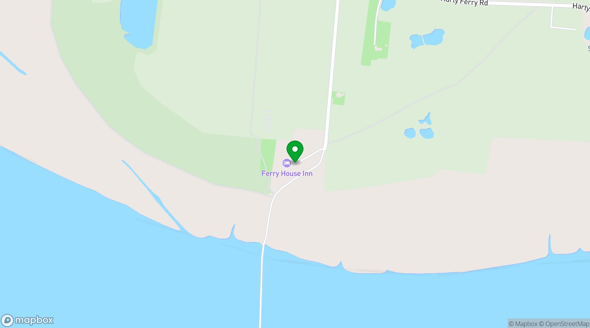 Map showing The Ferry House