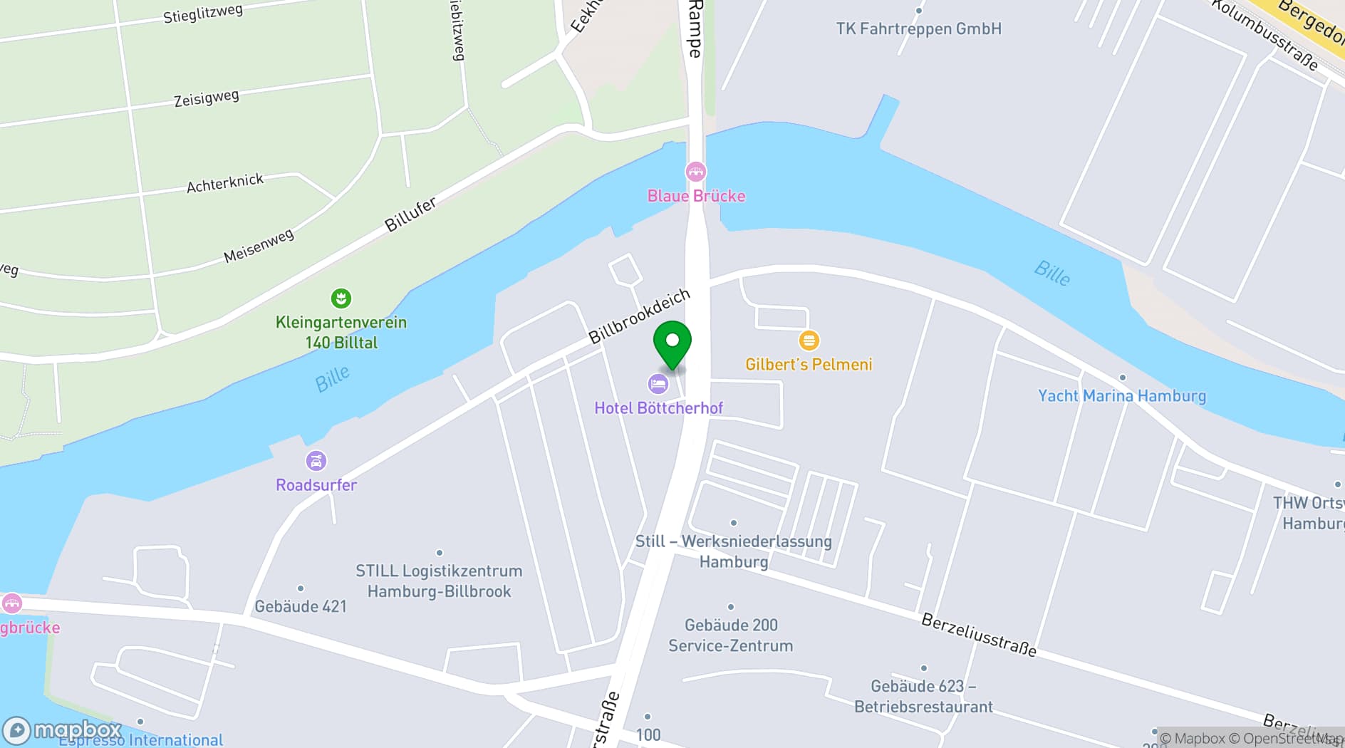 Map showing Best Western Plus Hotel Boettcherhof