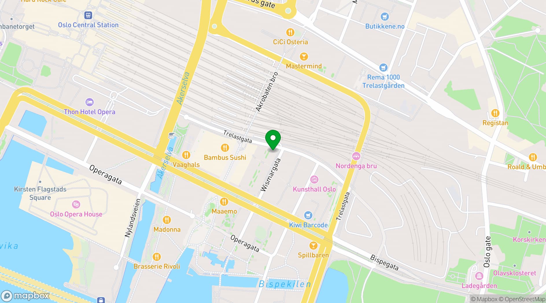 Map showing Nodee Sky