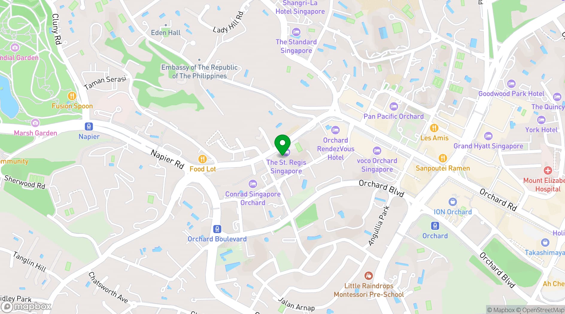 Map showing Yan Ting