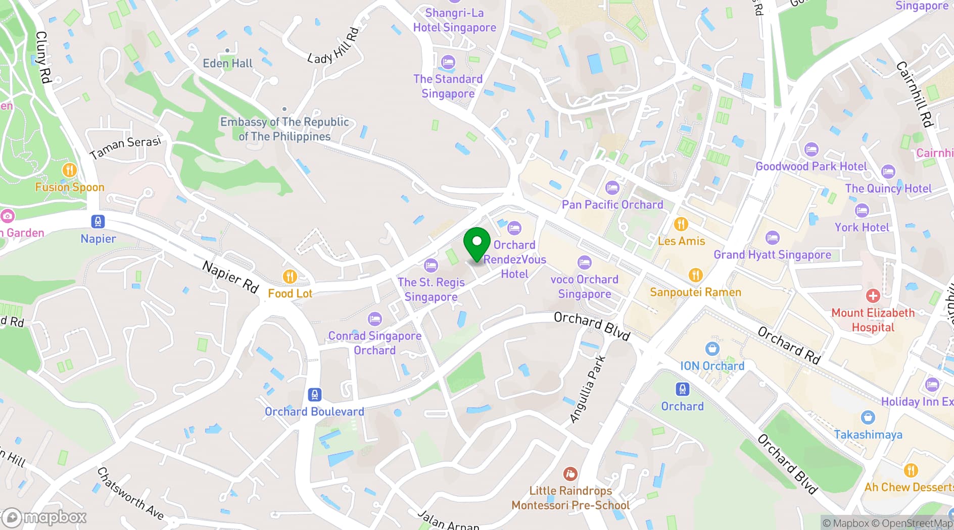 Map showing Quenino by Victor Liong