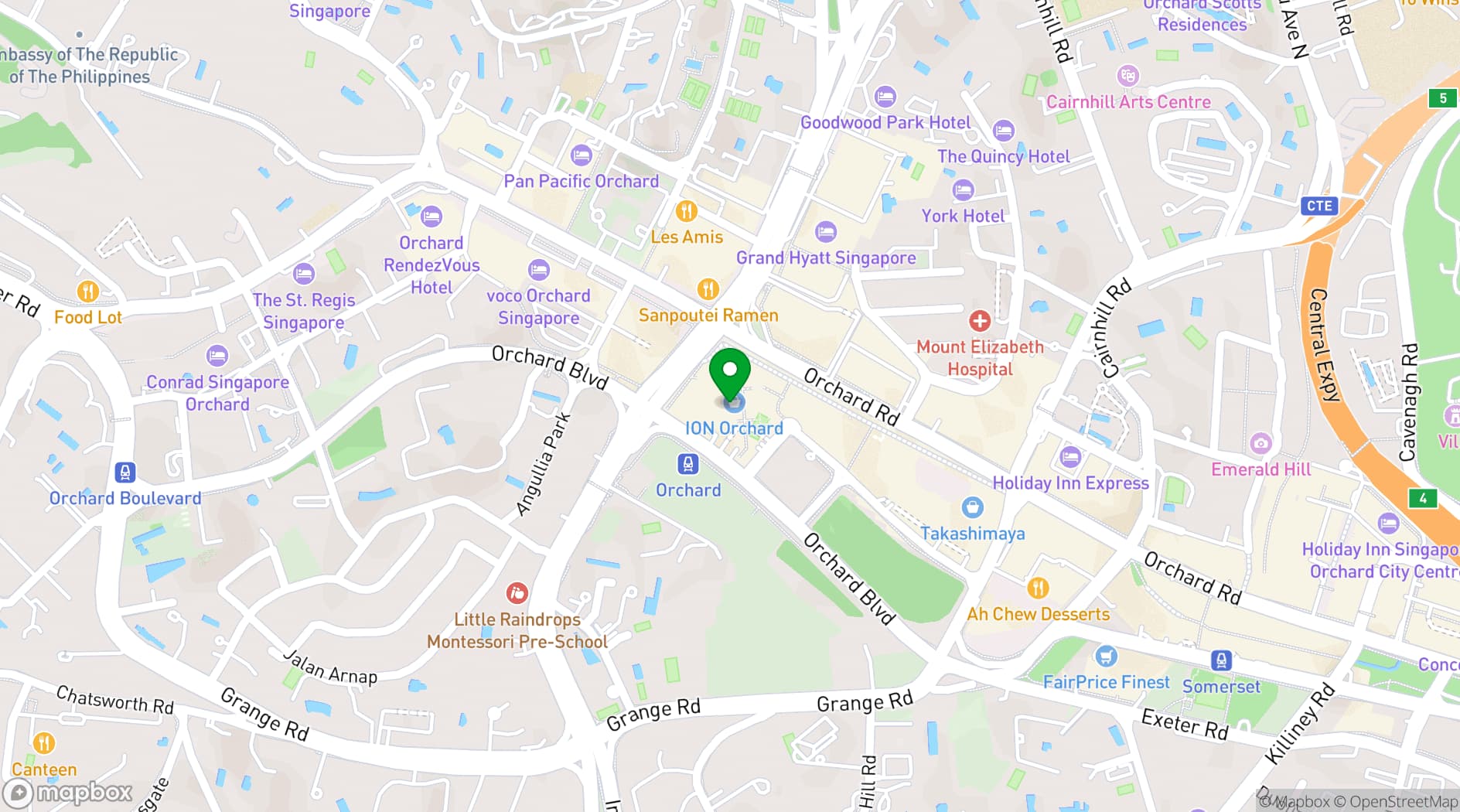 Map showing 1 Atico