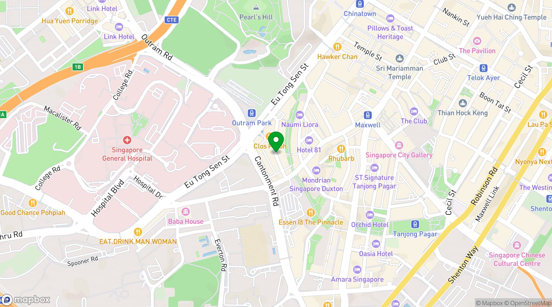 Map showing Humpback