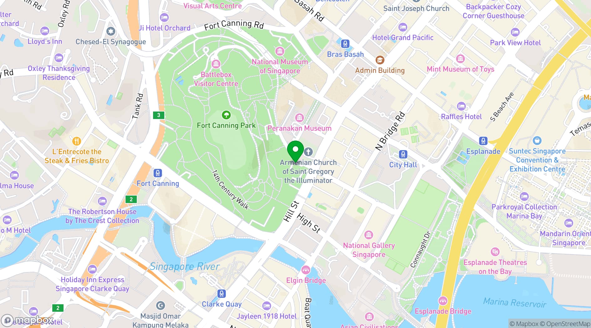 Map showing The Masons Table