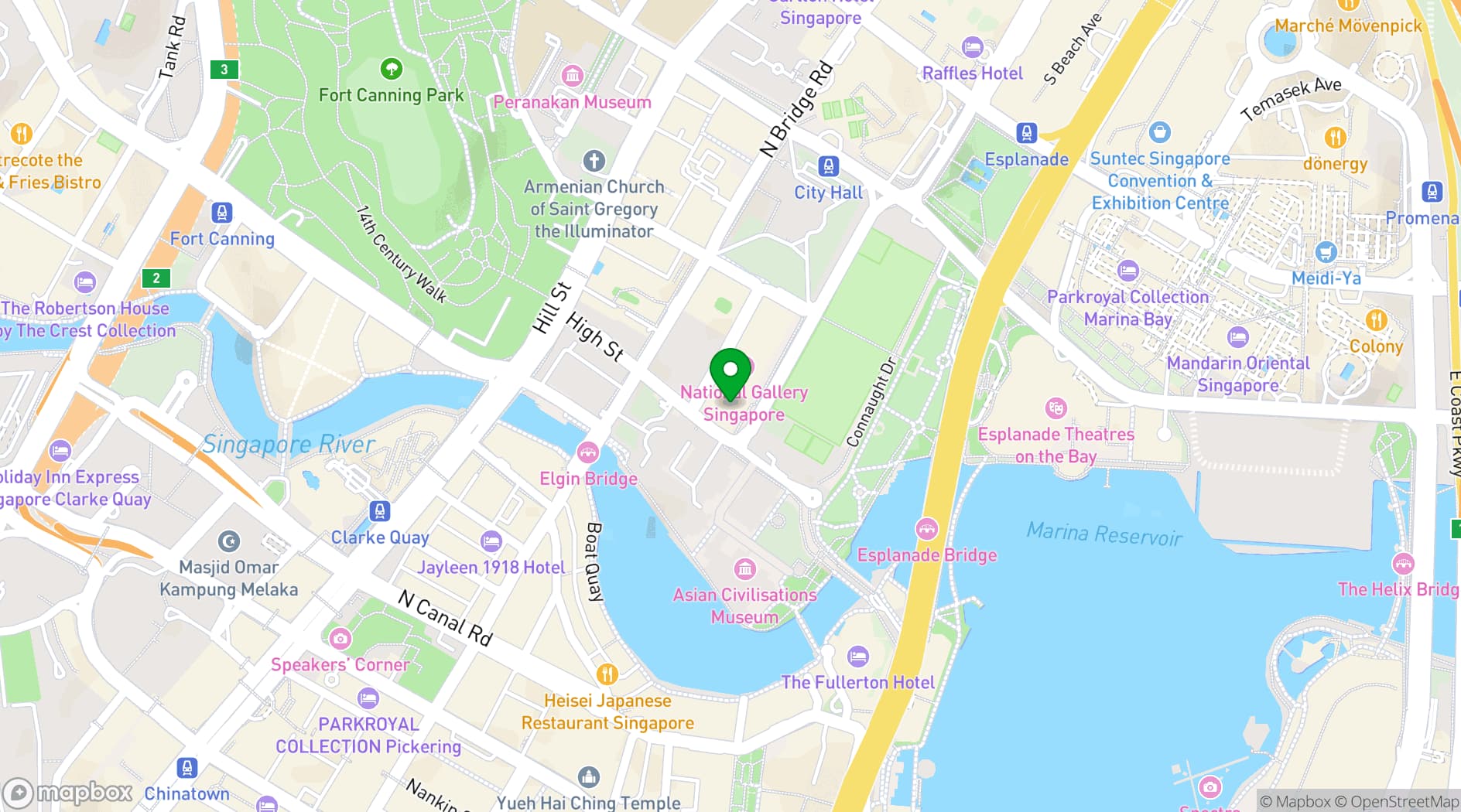 Map showing Smoke & Mirrors Singapore