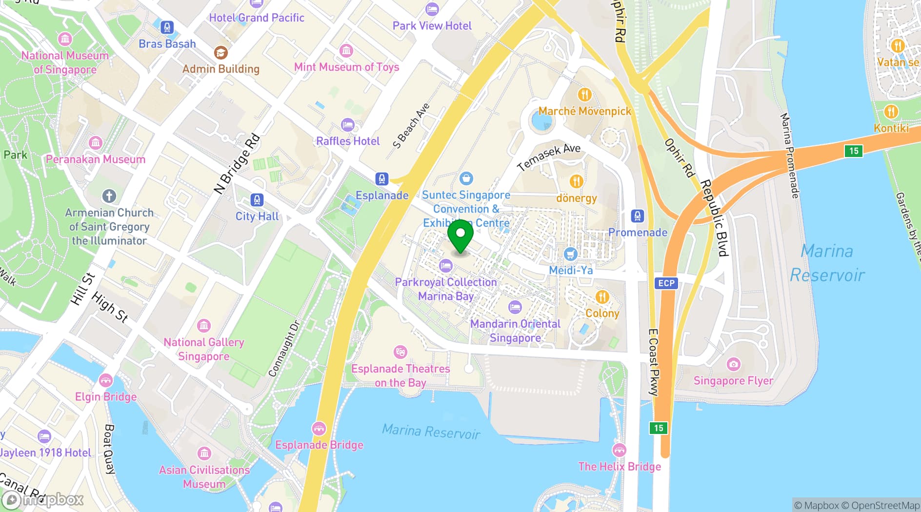 Map showing Peach Blossoms
