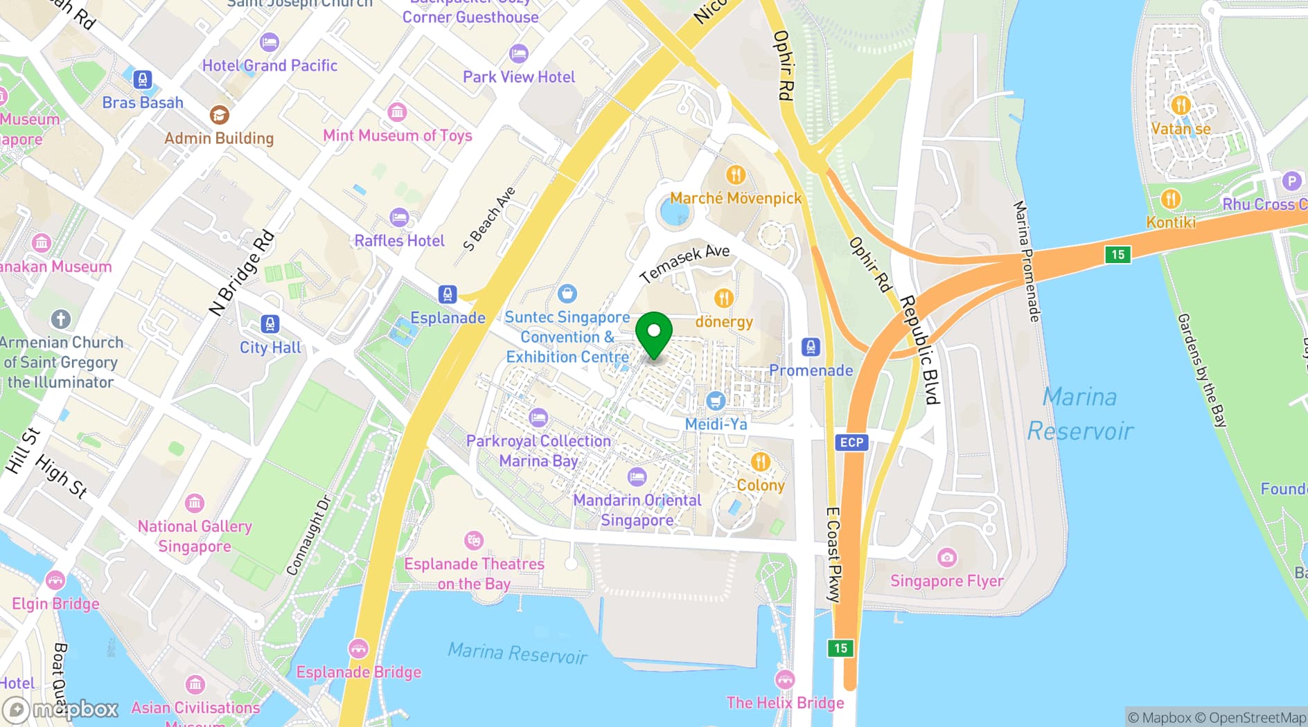 Map showing Pacific Club Studio