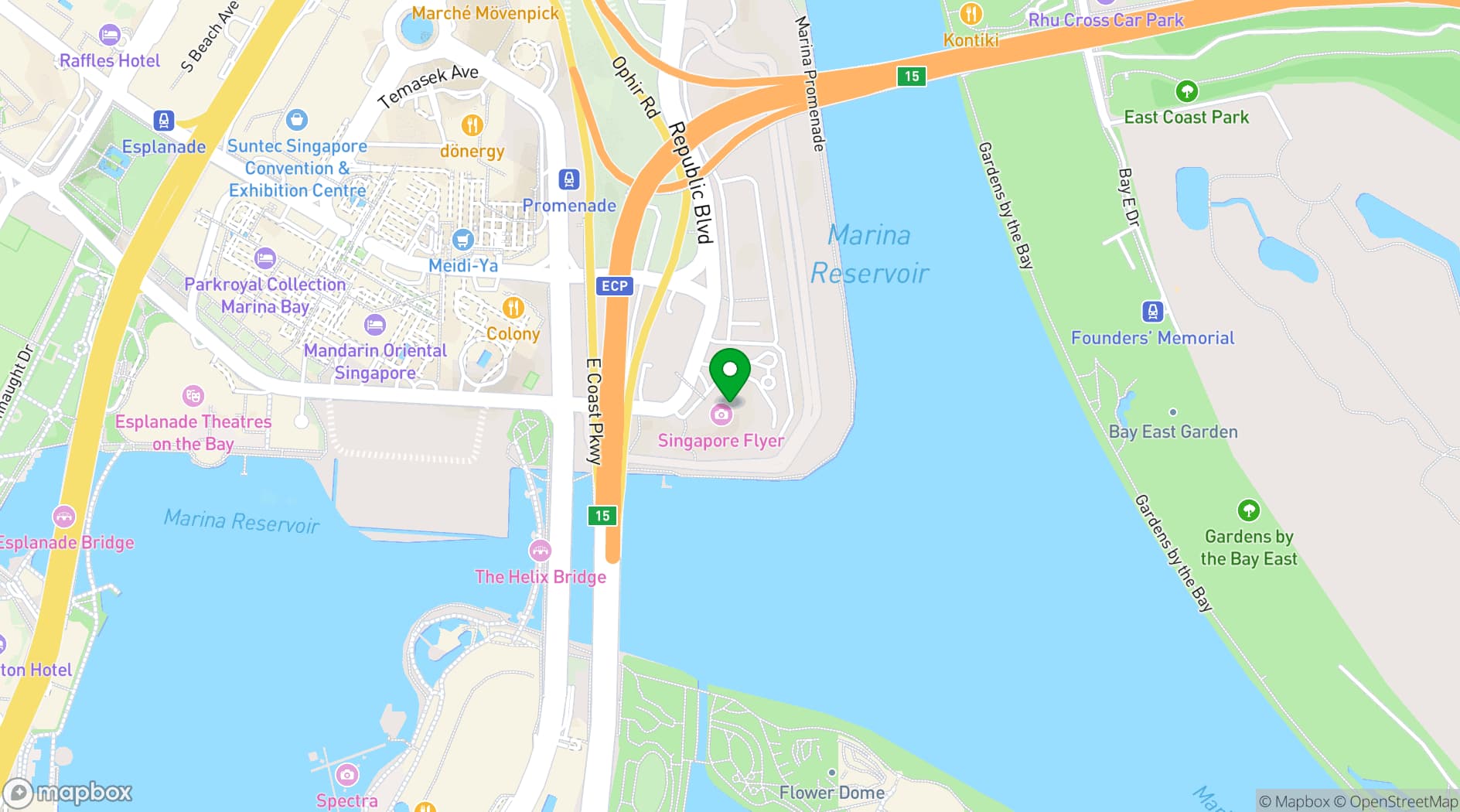 Map showing Plume SG