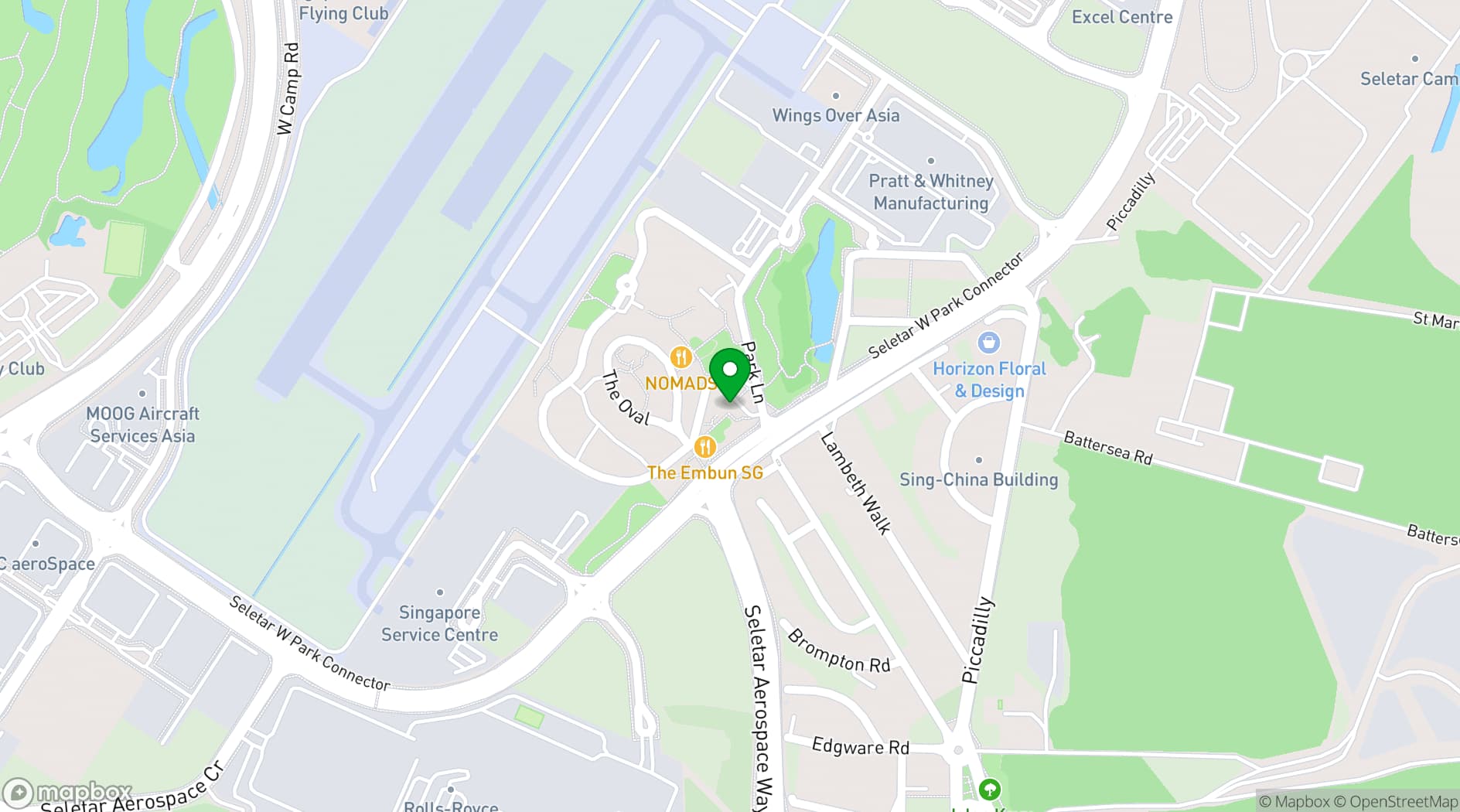 Map showing Botanico @ The Summerhouse