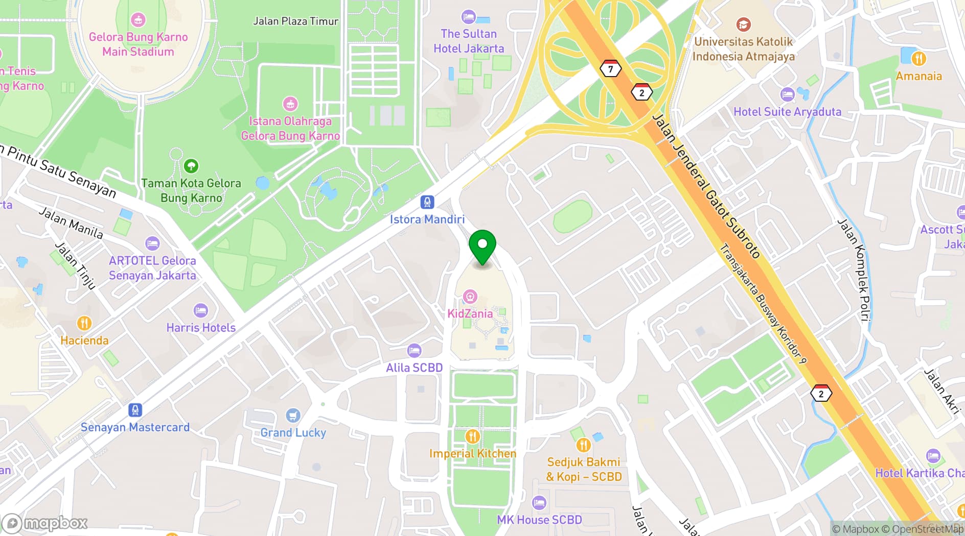 Map showing PA.SO.LA Restaurant
