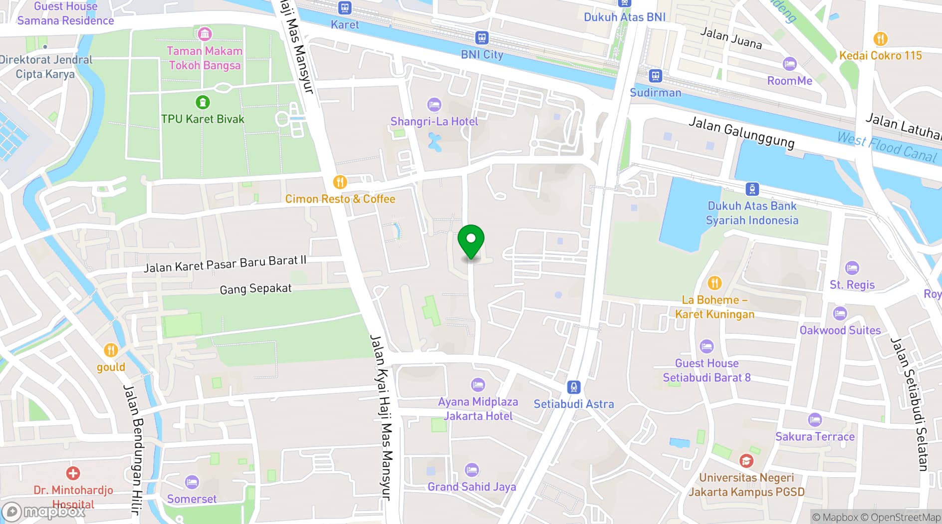 Map showing Ismaya Group