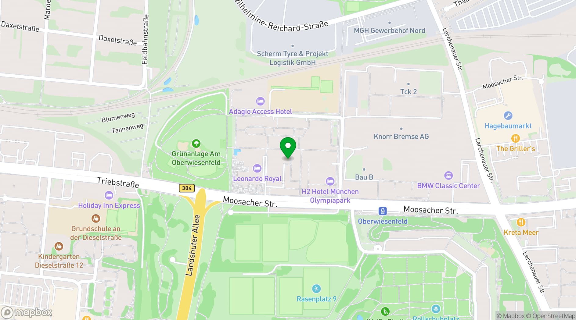 Map showing Studio Balan