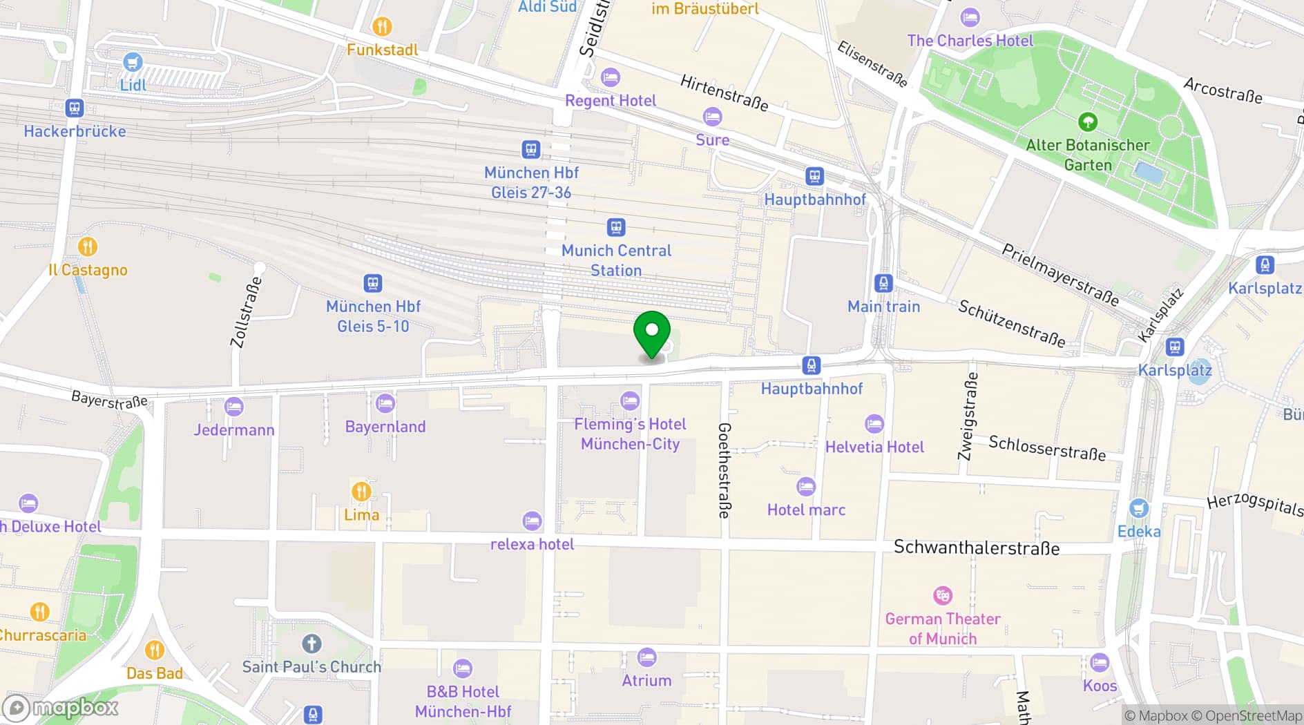 Map showing ISArBAR