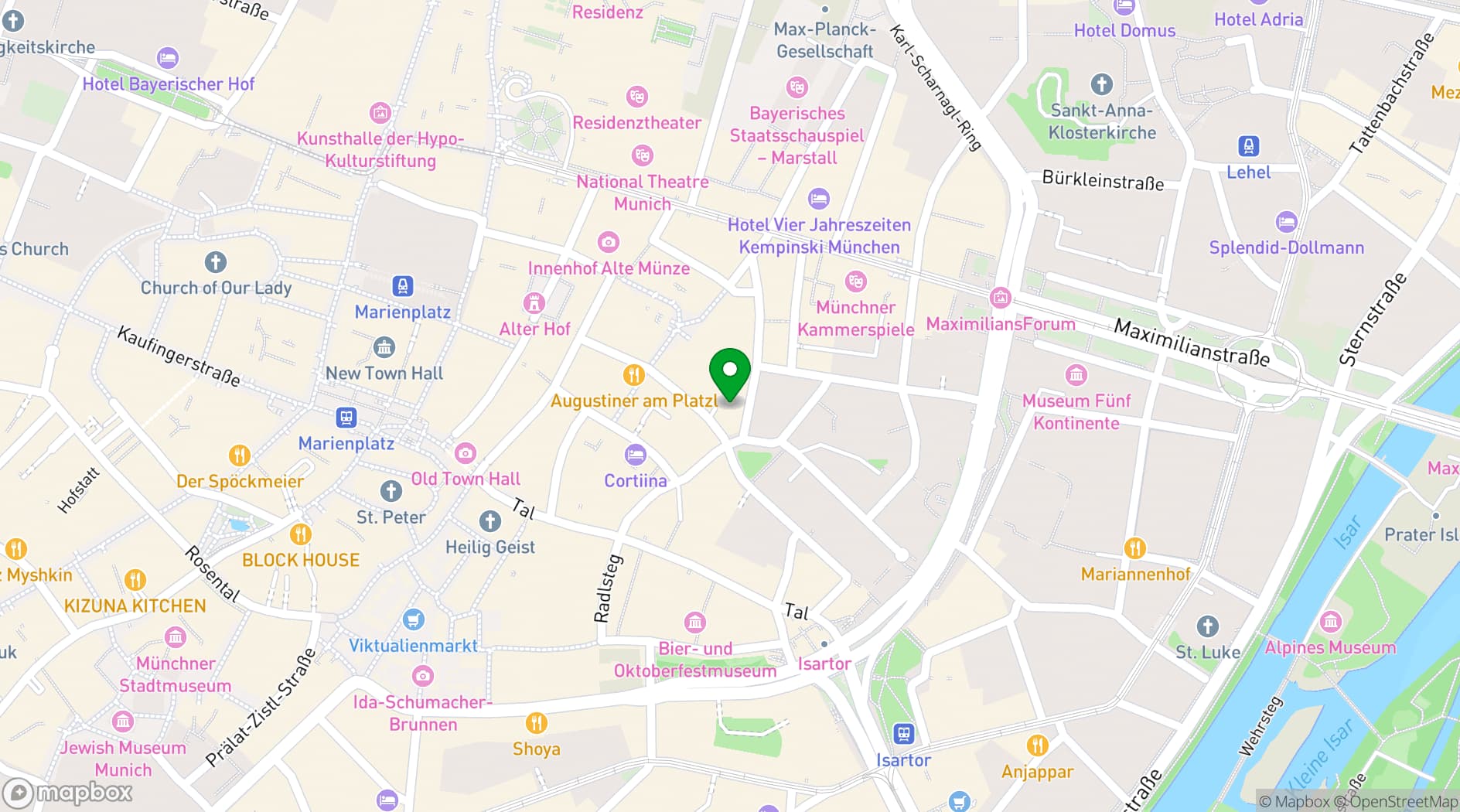 Map showing Matsuhisa Munich