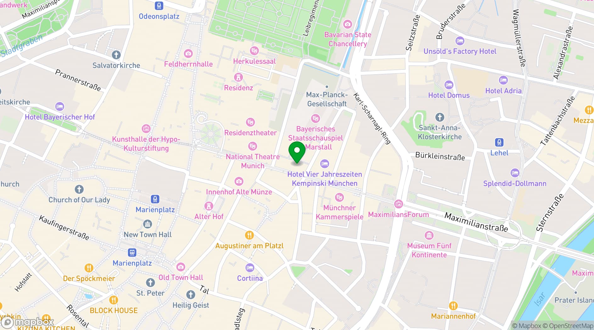 Map showing Brenner