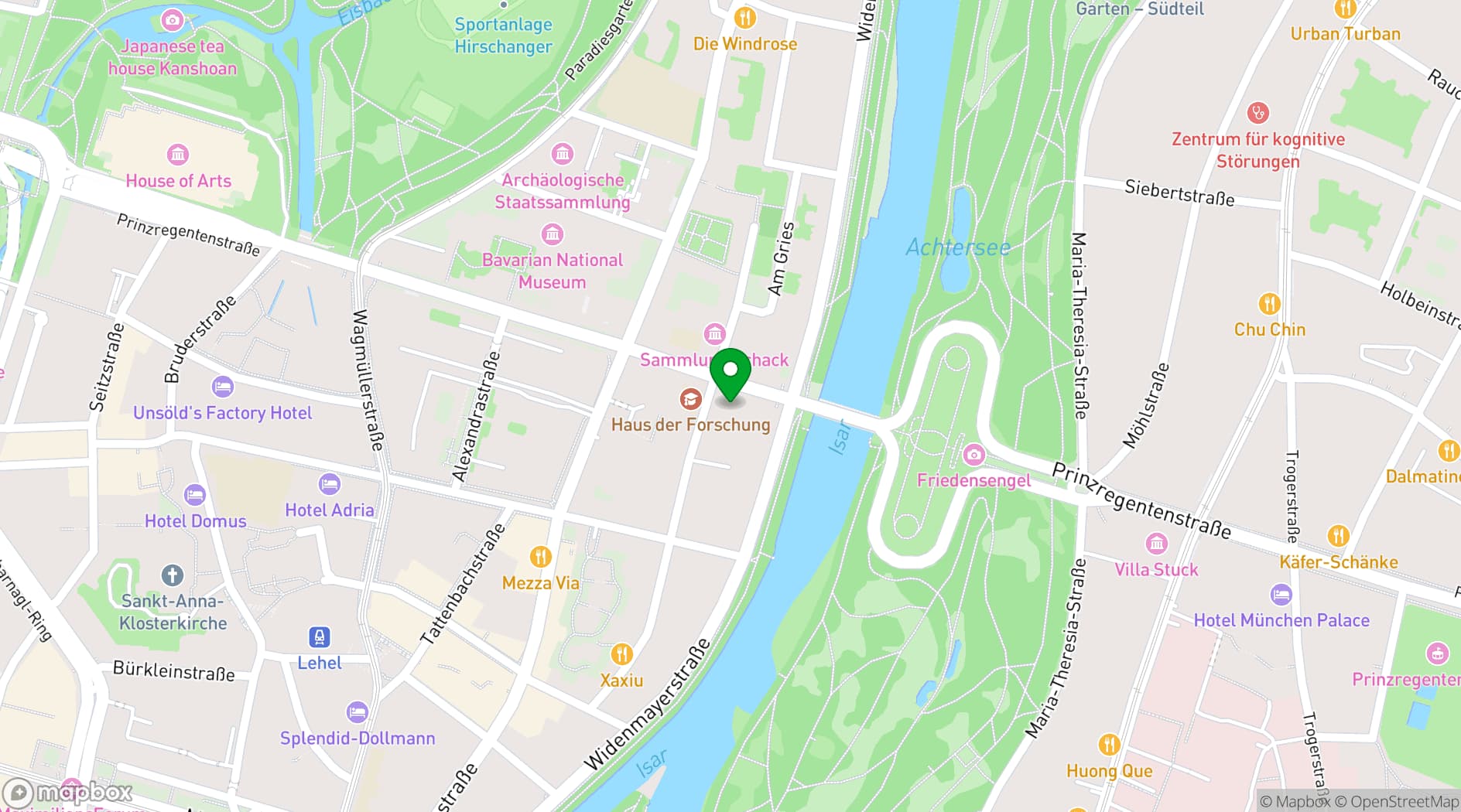 Map showing Prinzregenten 54