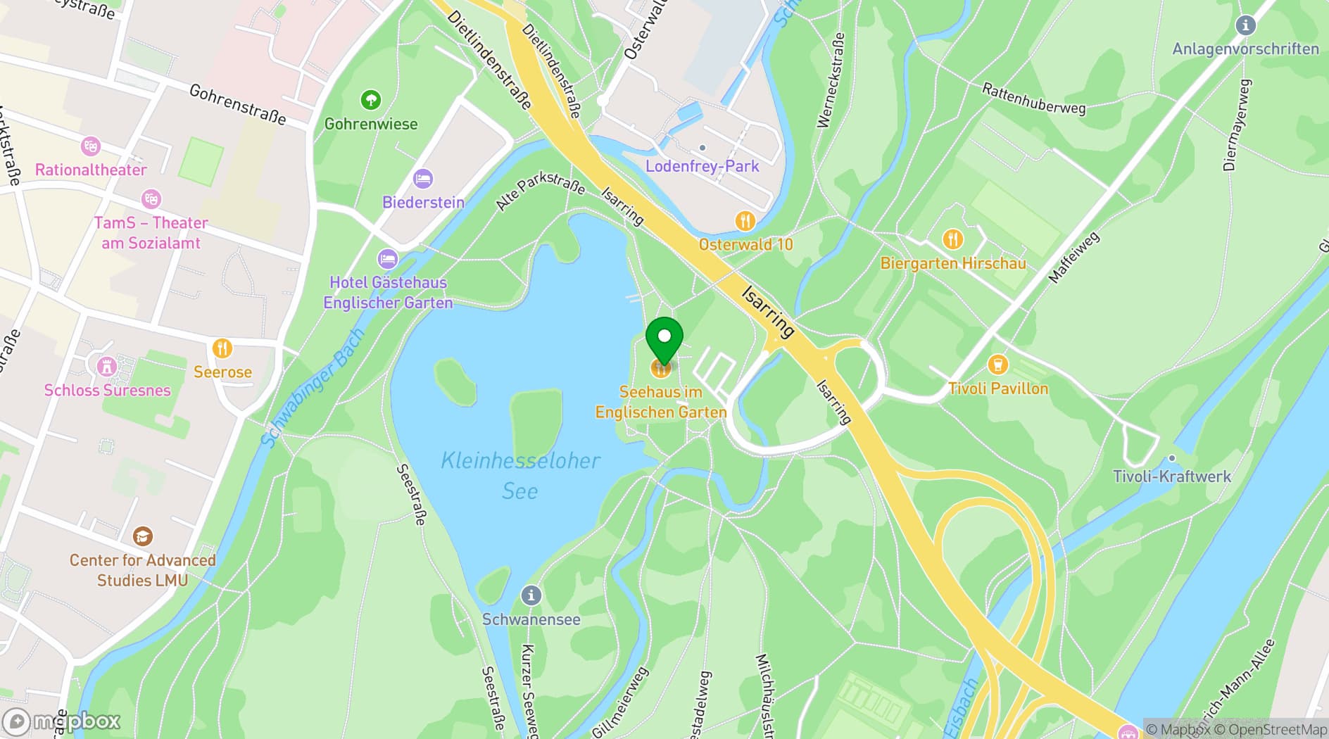 Map showing Kuffler Gruppe