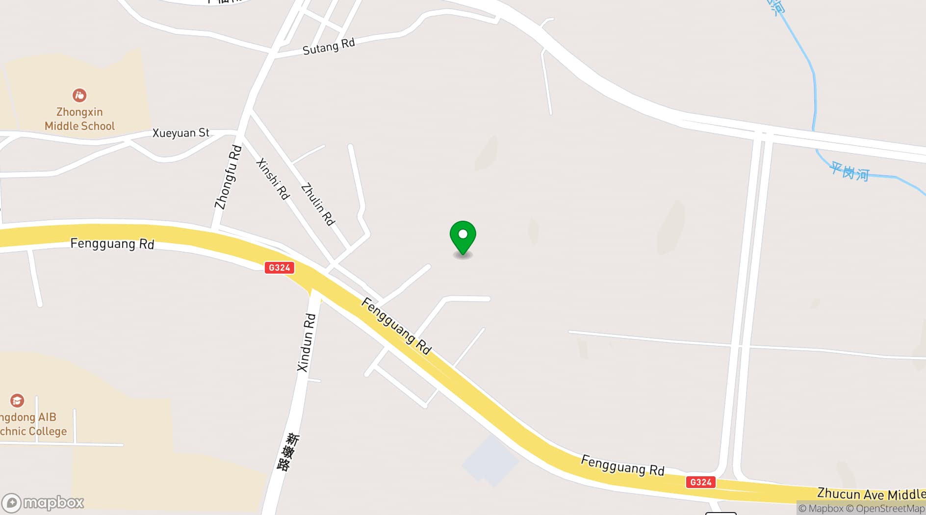 Map showing Evergrande Hotel