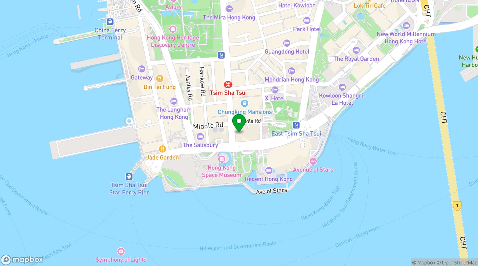 Map showing Morton's The Steakhouse