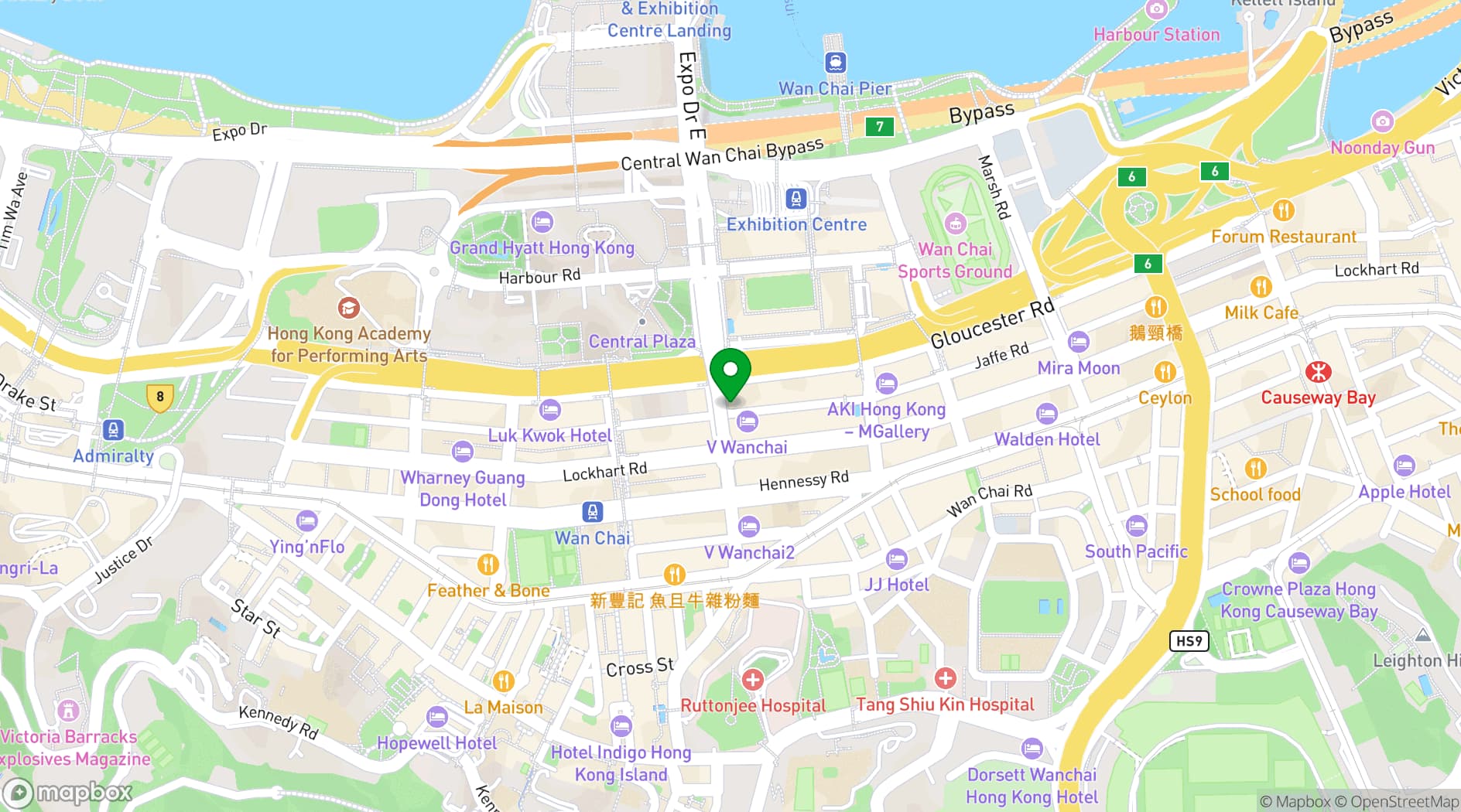 Map showing The Fleming