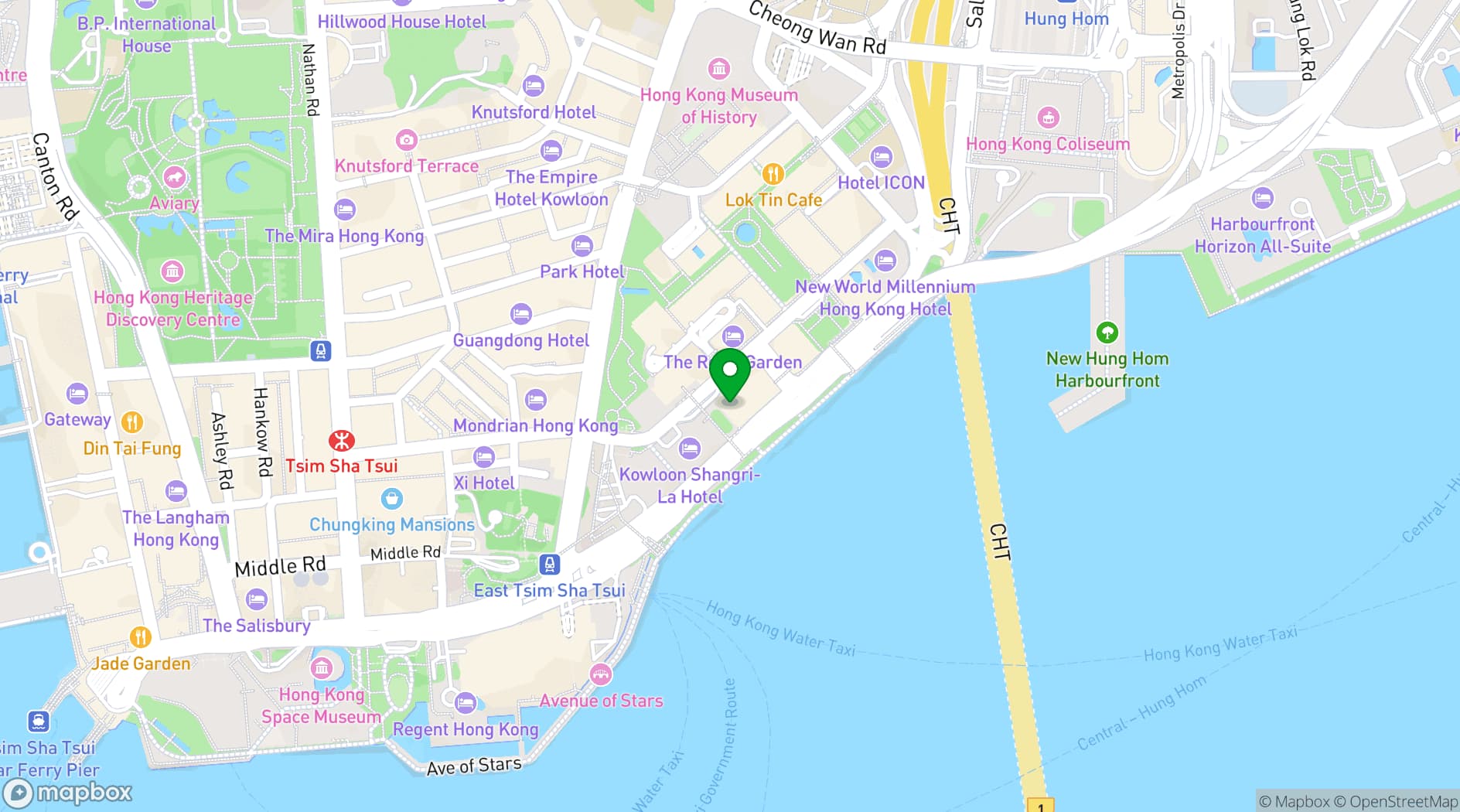 Map showing Ruth's Chris Steak House