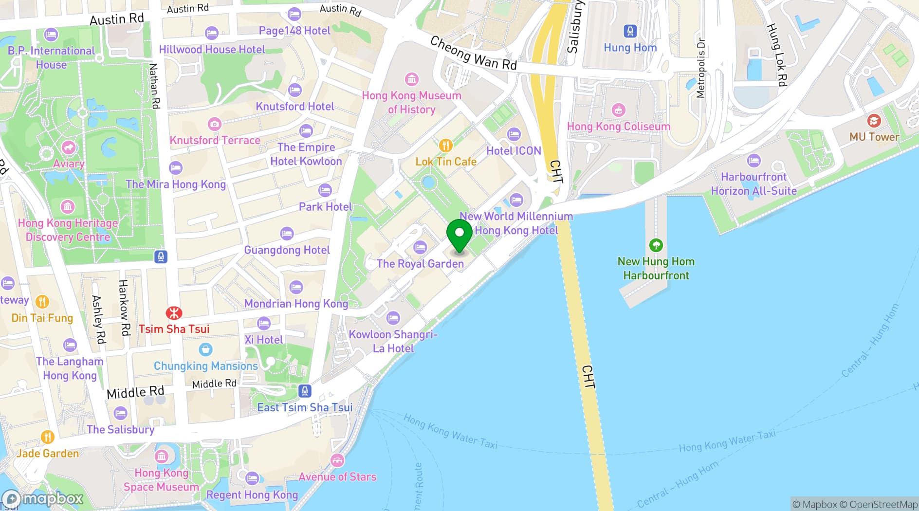 Map showing Spasso Restaurant & Bar