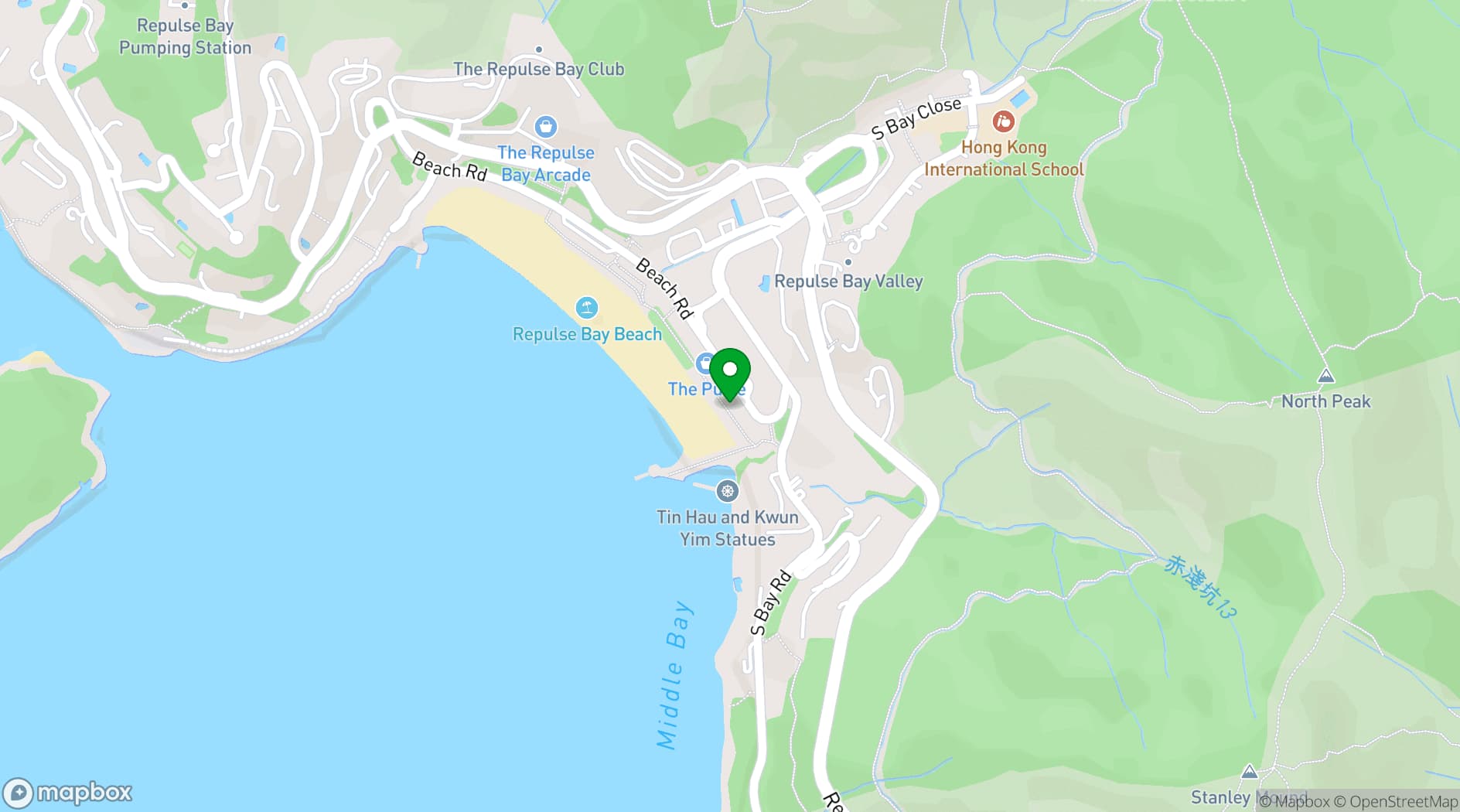 Map showing the pulse