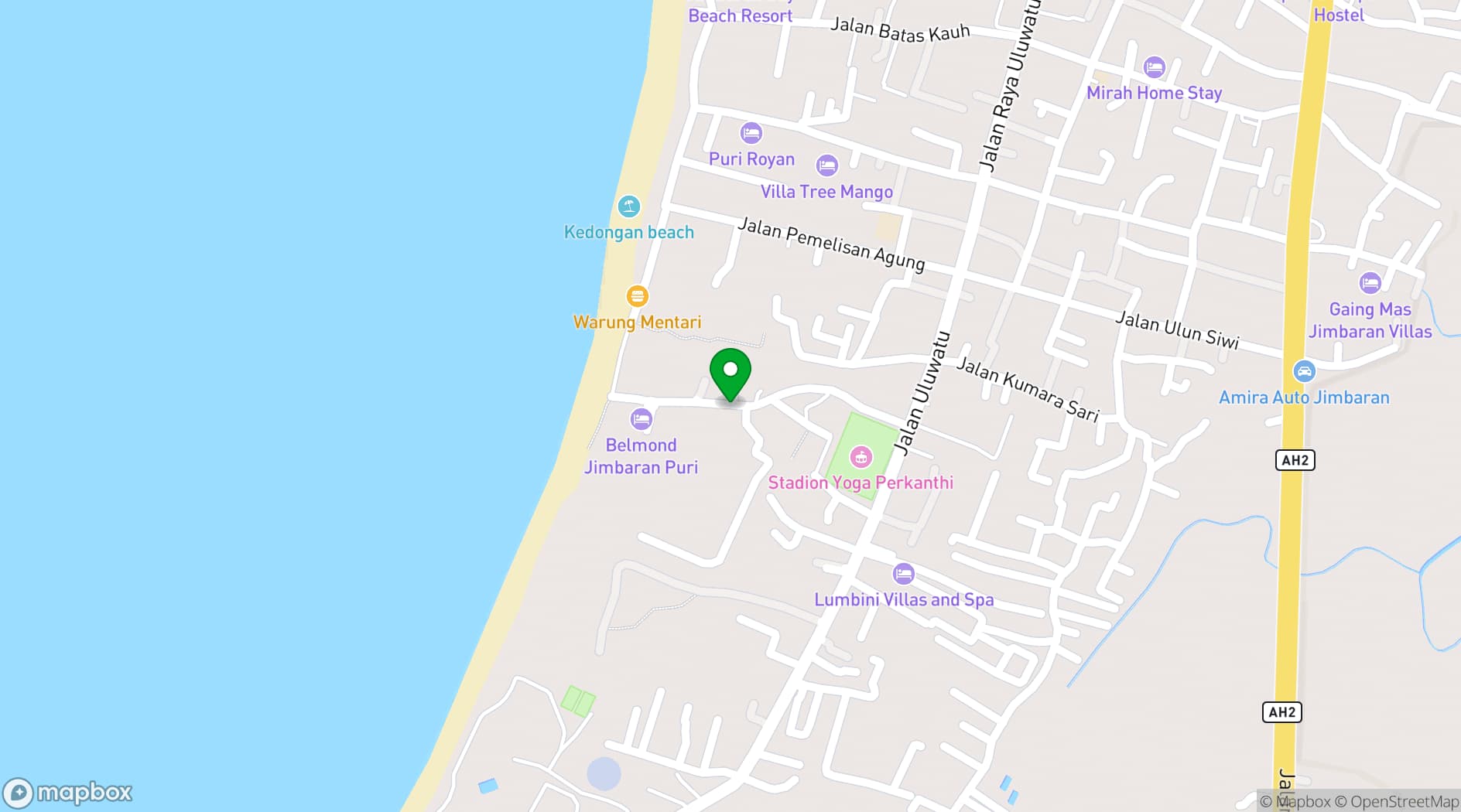 Map showing Cuca Restaurant