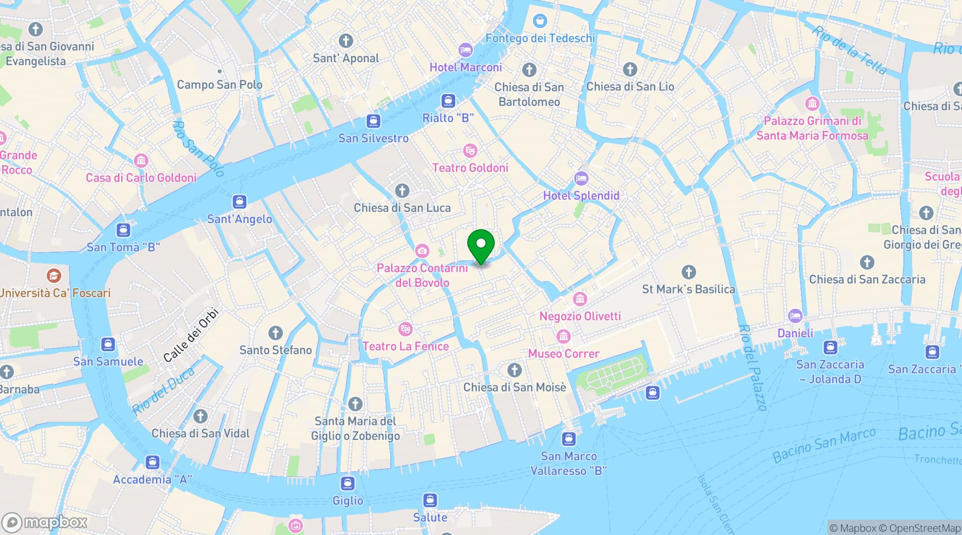 Map showing Ristorante da Ivo