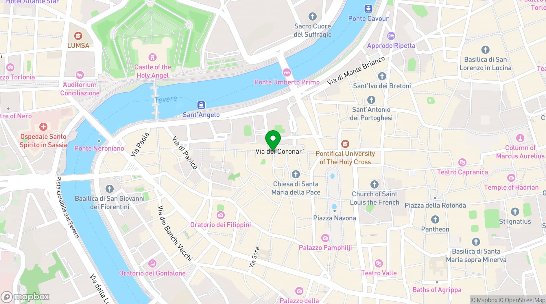 Map showing Il Ritrovo del Gusto