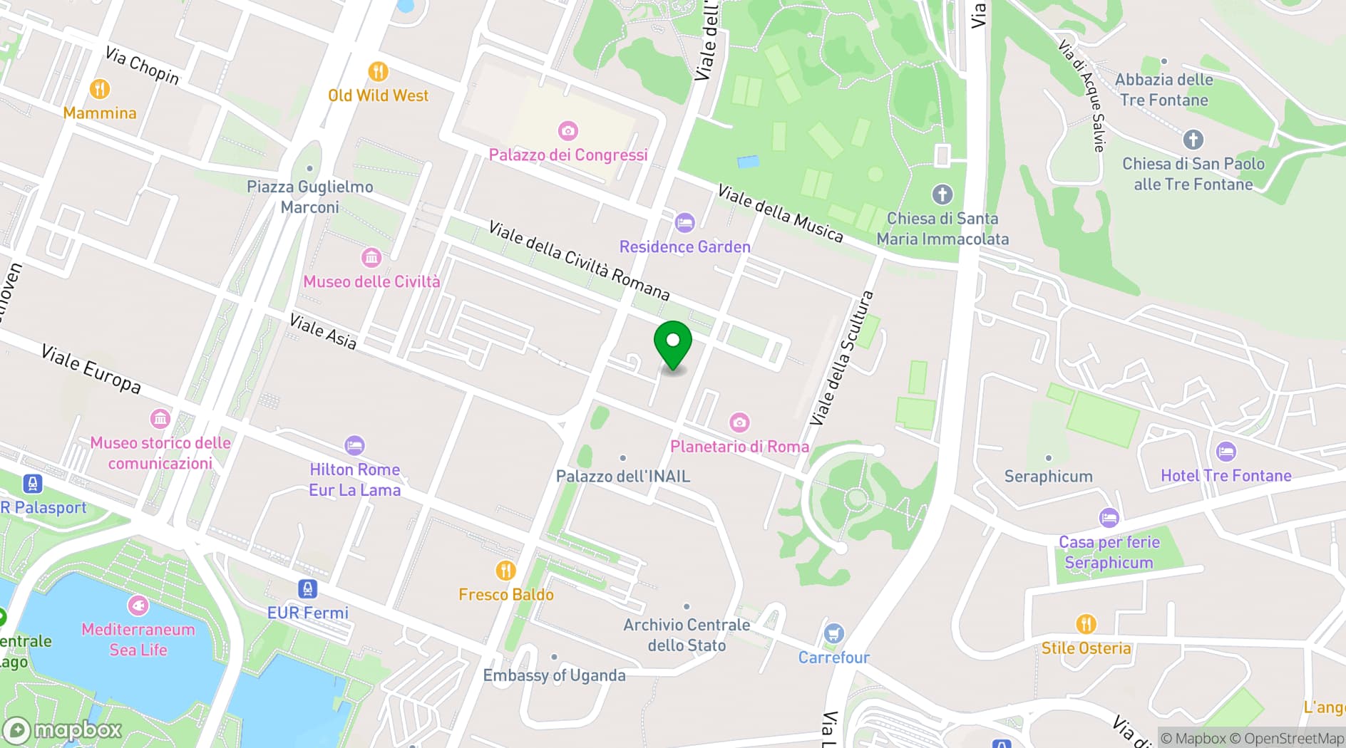 Map showing Luna Di Vanna