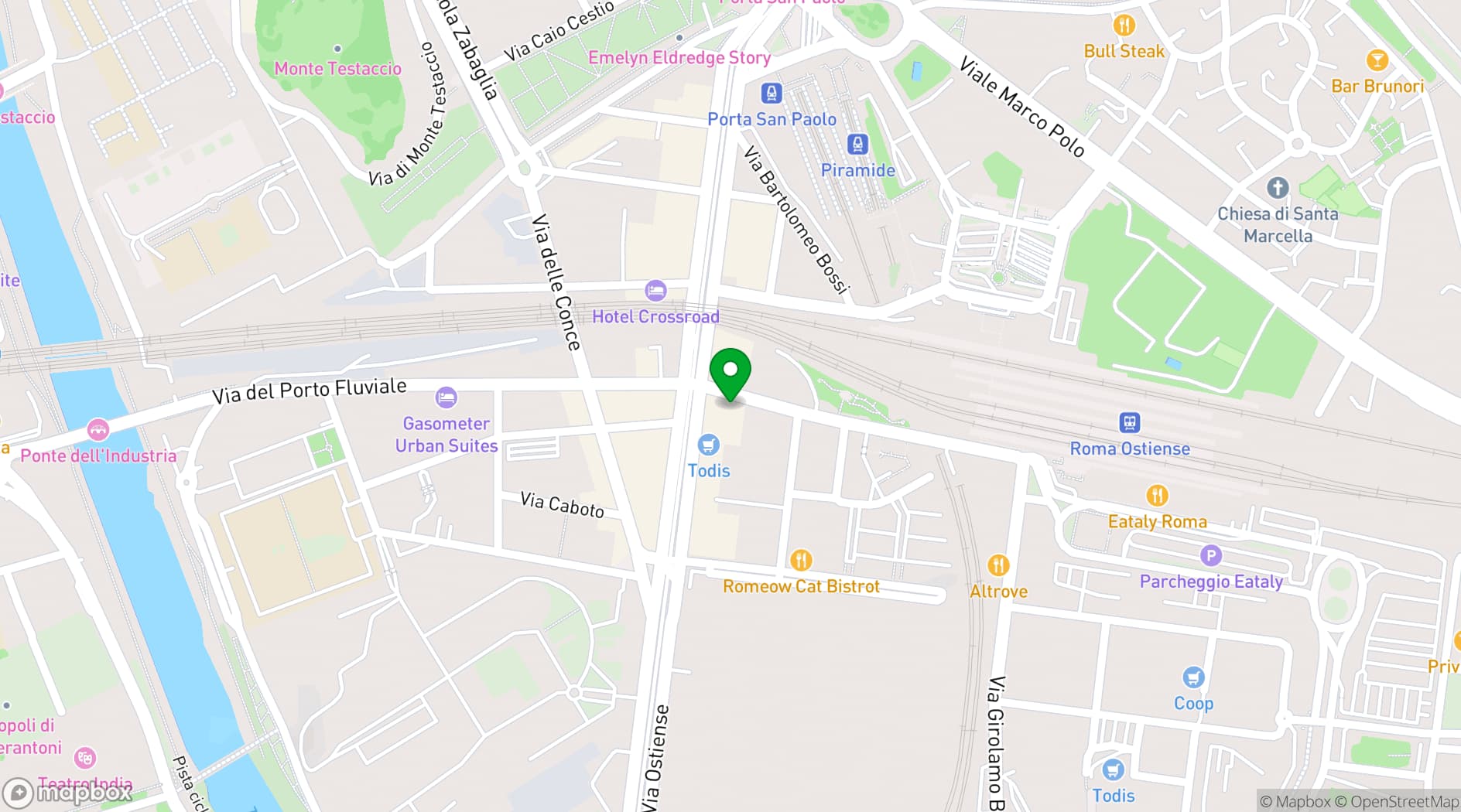 Map showing Hotel Abitart