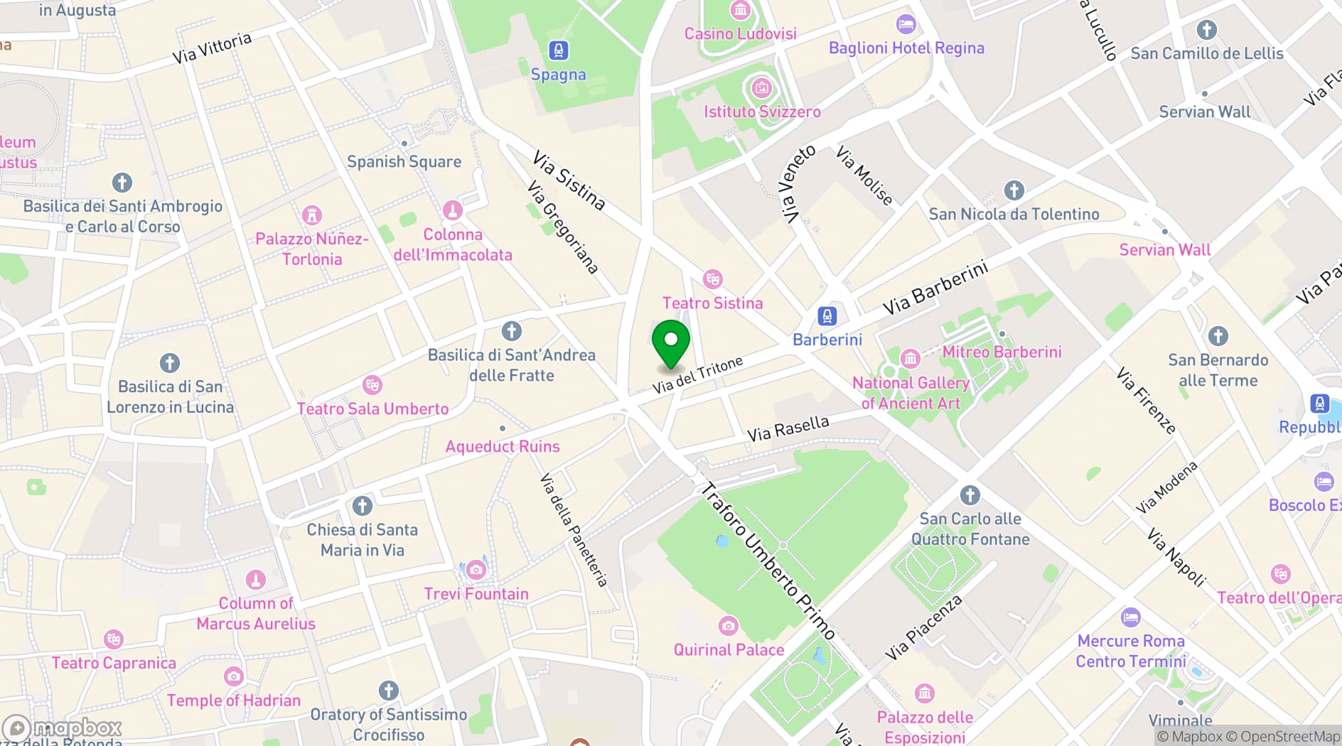 Map showing Hotel 87