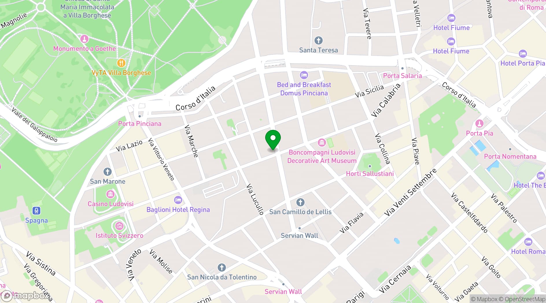 Map showing Orma Roma
