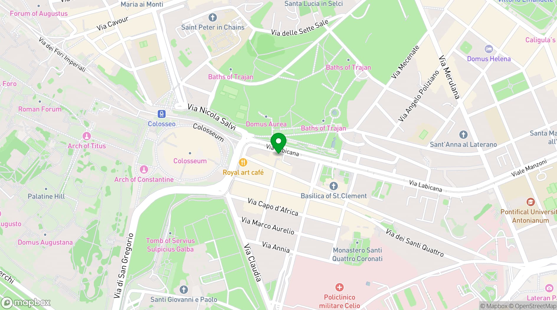 Map showing The Court