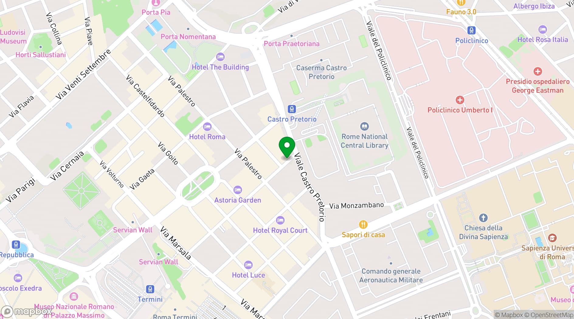 Map showing Hotel Canada, BW Premier Collection