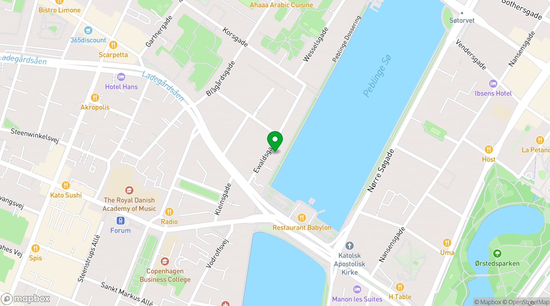 Map showing TERRASSEN